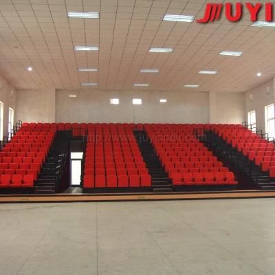 Motor Driven Telescopic Seating System with Ergonomic Foldable Chair for All Sports Court