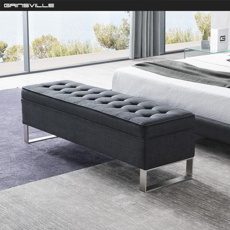 Hot Seller Modern Furniture Upholstered Bed Wall Bed King Bed for Hotel Gc1633