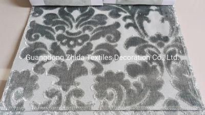 Home Textiles New 100% Polyester Cut Velvet Furniture Fabric