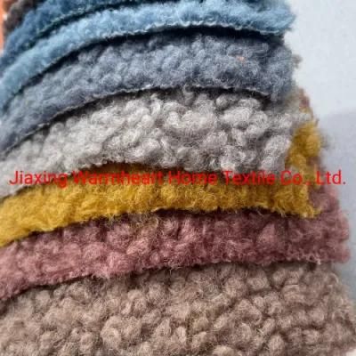 100%Polyester Apparel Cloth Sofa Fabric Furniture Material (Teddy 5.)