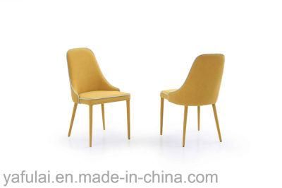 Cone Shaped Tube Fabric with Metal Dining Chair