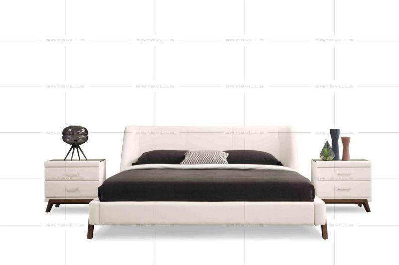 Hot Best Seller Soft Fabric Bed King Bed Double Bed Sofa Bed Home Furniture Bedroom Furniture in New Fashion Style