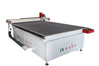 CNC Oscillating Blade Vibrating Fabric Knife Cutting Machine for PU Leather Textile Cardboard