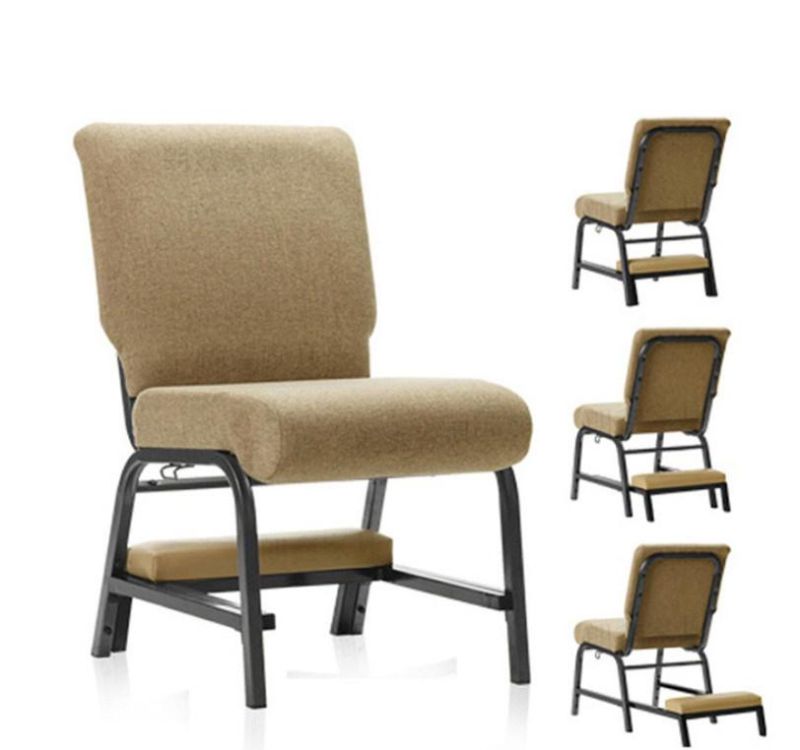 Cheap Price Lecture Hall Classical Furniture Armless Metal Church Chair