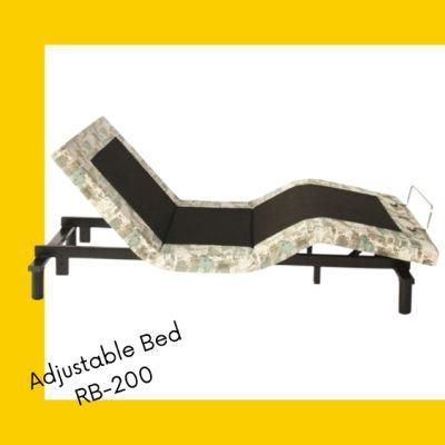 Bed Adjustable Frame Remote Base Queen Massage Size USB King Electric Platform Twin Wireless and Mattress Ports Full Control Metal