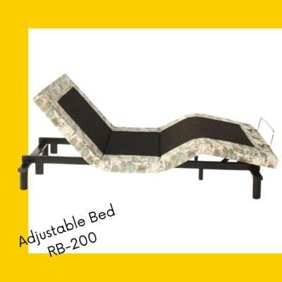Bed Adjustable Frame Remote Base Queen Massage Size USB King Electric Platform Twin Wireless and Mattress Ports Full Control Metal