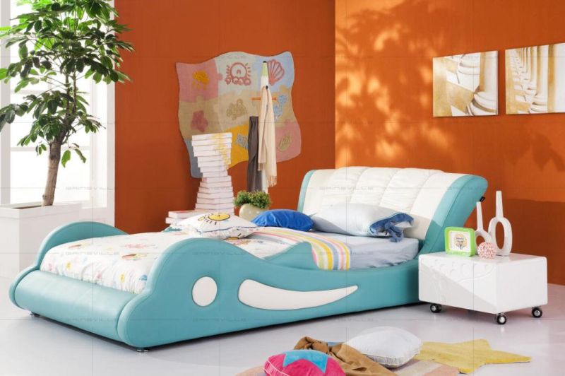 Bedroom Furniture Kids Furniture Children Bed Dolphin Bed Single Bed Gce003