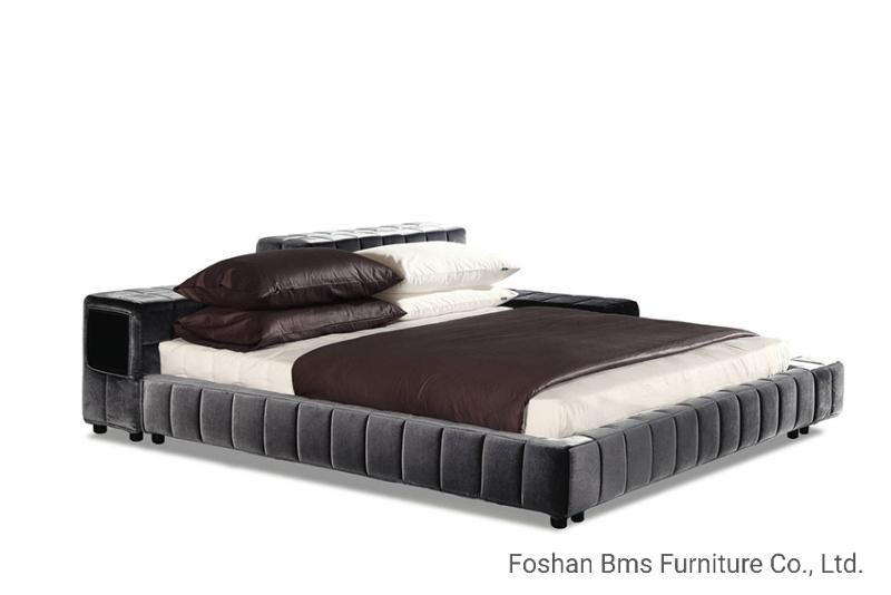 New Design Contembprary high End King Size Modern Fabric Bed