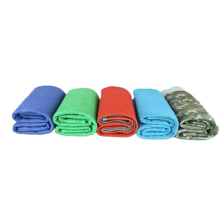72X80 Inches Moving Blankets Accept Customized Non-Woven Fabric Moving Blanket