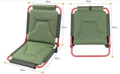 OEM Folding Stadium Custom Fabric Padded Chair Picnic Beach Chair Mat