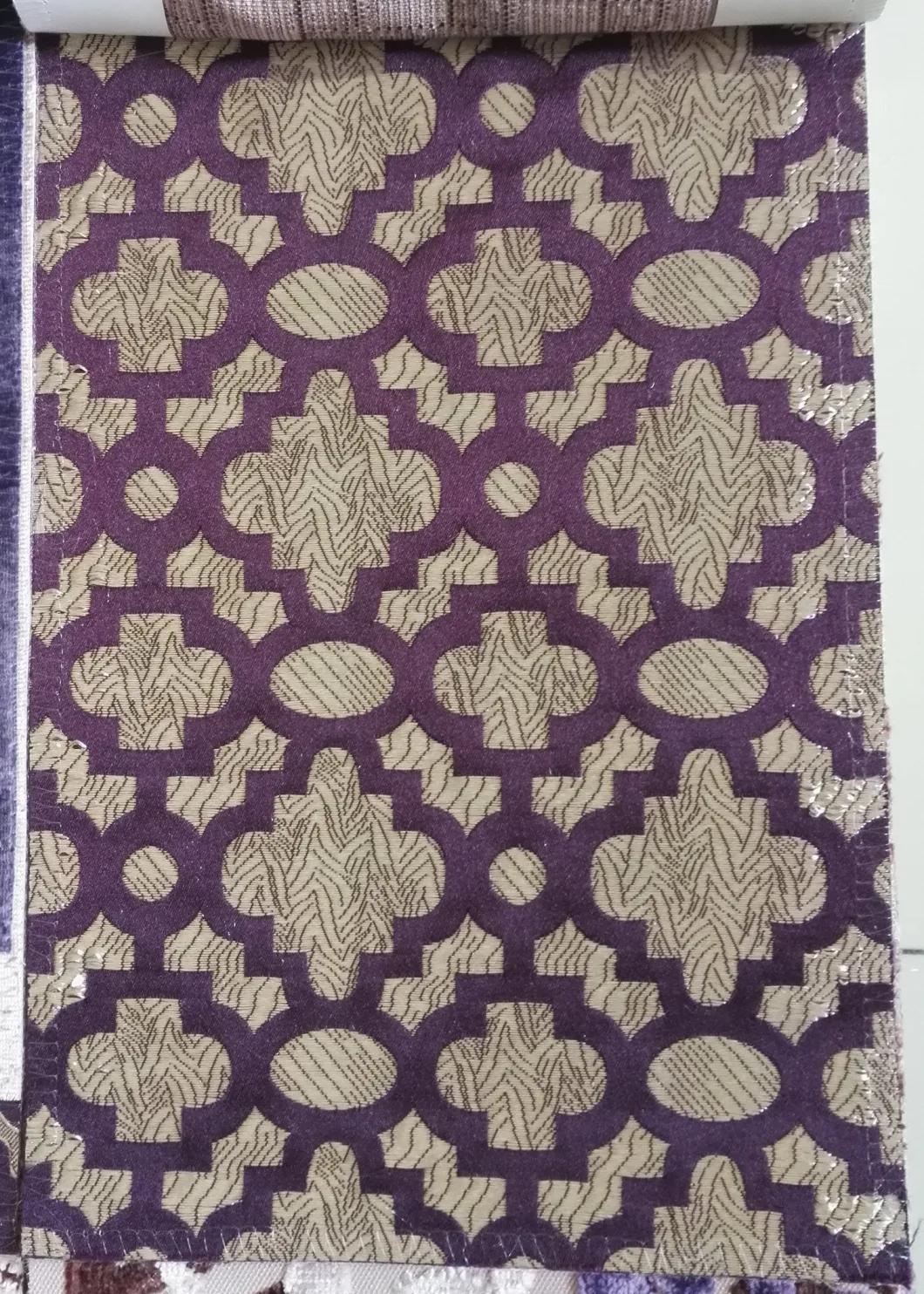 Textile High Density Cut Velvet Upholstery Furniture Pillow Fabric