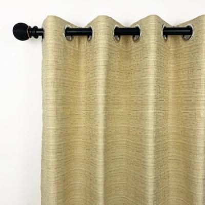 China Hotel Hospital Curtain Rods Polyester Modern Window Blinds Curtains Cotton Fabric