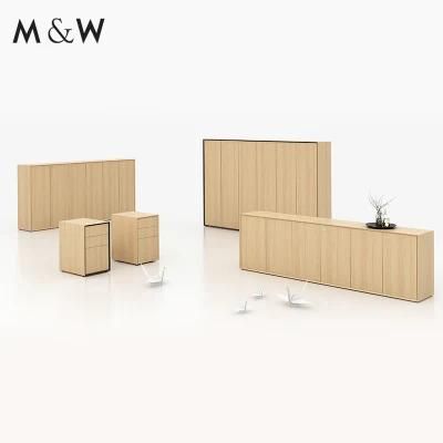 Foshan Office Modern Mobile No Handle Design Pedestal Filing Cabinet Office Cabinet