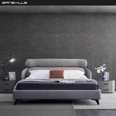 Gainville Factory Modern Bedroom Sets Wall Bed with Metal Frame Headboard Fabric