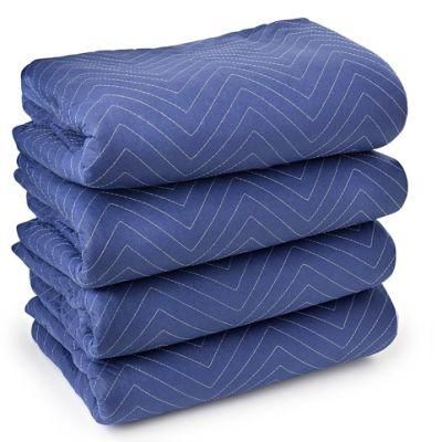 China Nonwoven Moving Blanket 72 Inch X 80 Inch Non-Woven Fabric Moving Blanket