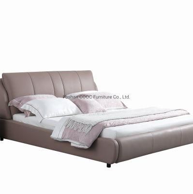 Modern Chinese Bedroom Living Room Furniture Leather King Bed
