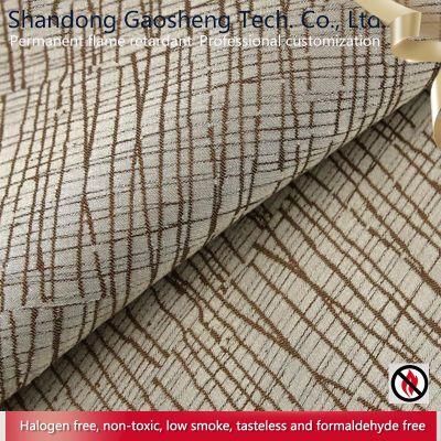 Cost Performance Price 100% Flame Retardant Polyester Jacquard Fabric for Furniture
