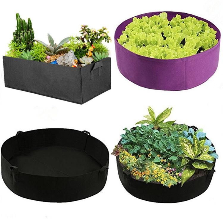 Large Fabric Raised Planting Bed Garden Grow Bags Non Woven Fabric Potato Tomato Outdoor Vegetables Plant Planter Pots