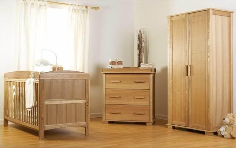 Modern Wood Bedroom School Dormitory Baby Furniture Set