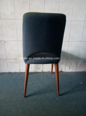 Wooden Grain Dining Chair Fabric Dining Furniture Made in China