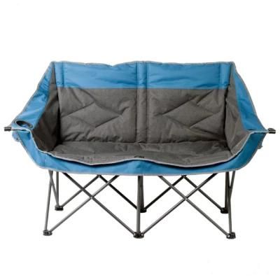 Multi Person Folding Chair Outdoor Double Folding Chair Customized Camping Leisure Beach Chair Outdoor Armchair