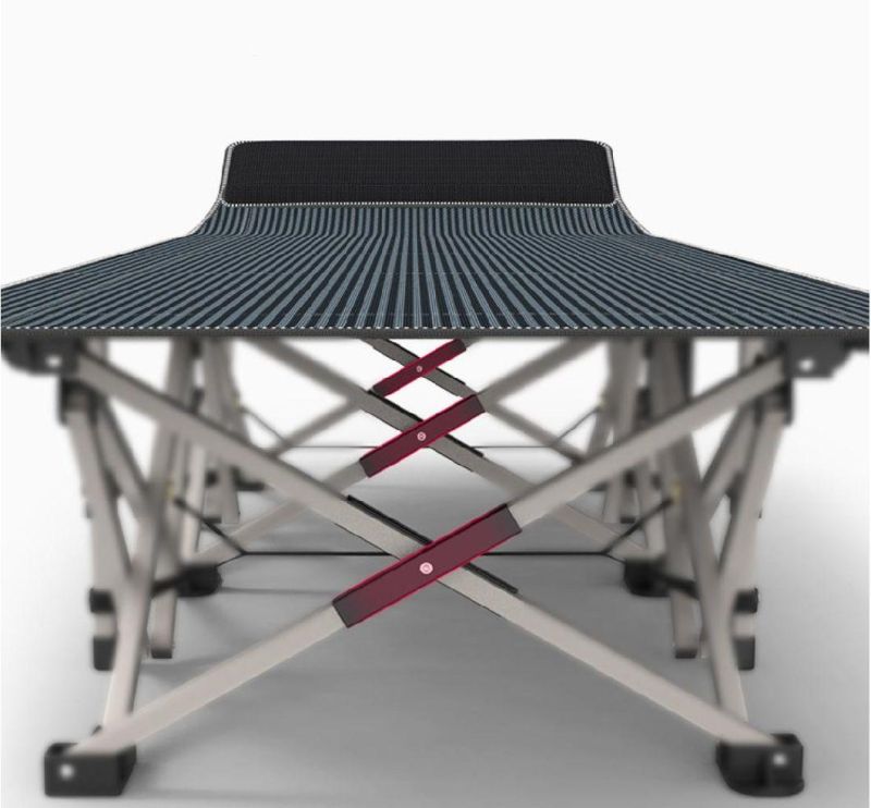 Compact Commonly Used Hospital Folding Beach Bed for Outdoors