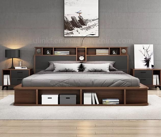 Modern Bedroom Furniture Two Lay Disassembly Bed with High Quality