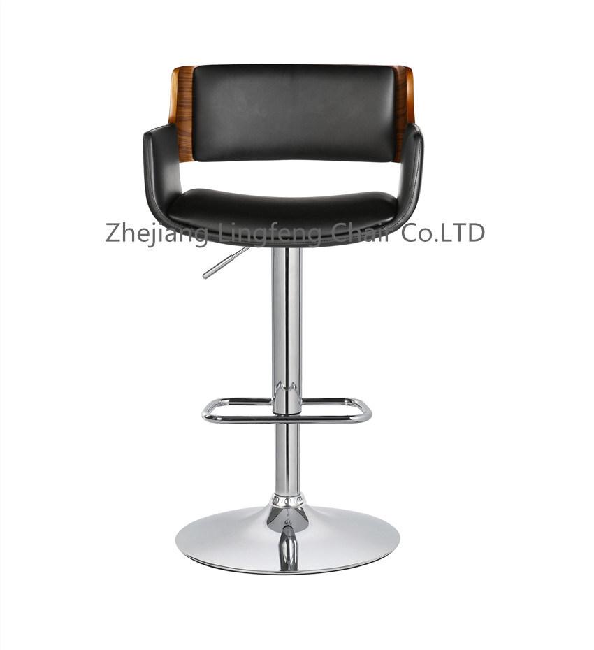 Bar Chair Nordic Tall Counter Furniture Metal Velvet Back Luxury Kitchen Leather Modern High Stool Bar Chairs for Bar Table