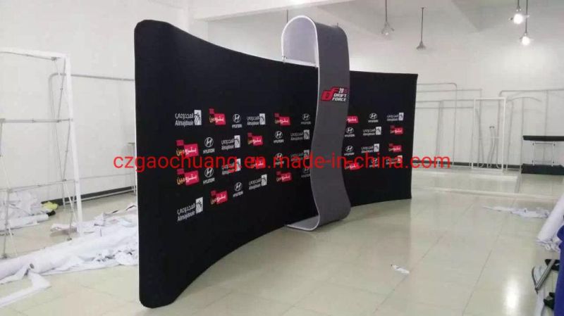 20FT Wide Ez Straight Fabric Backdrop Wall Exhibition Display Stand