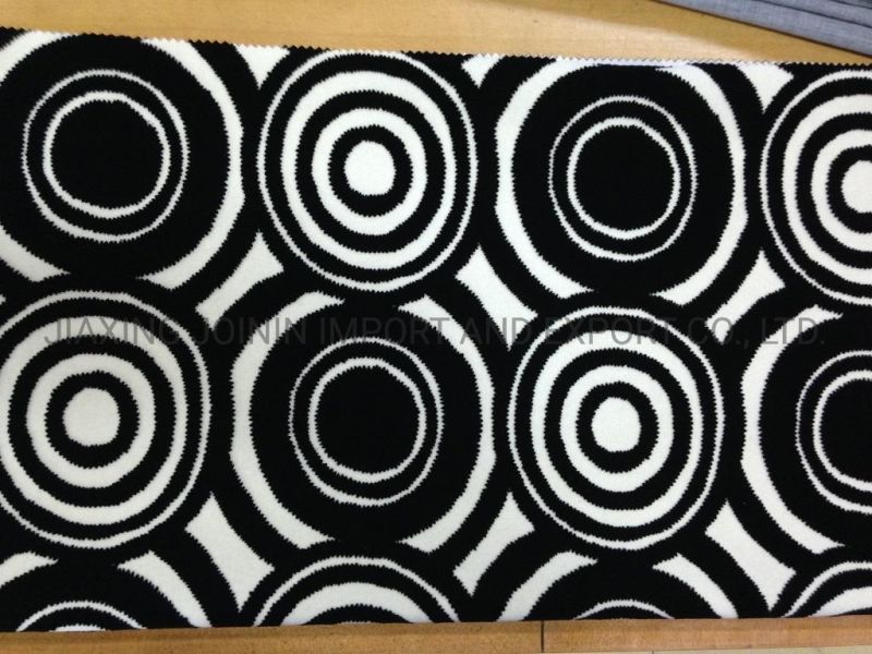 New Design Flock on Flock Fabric for Sofa and Furniture