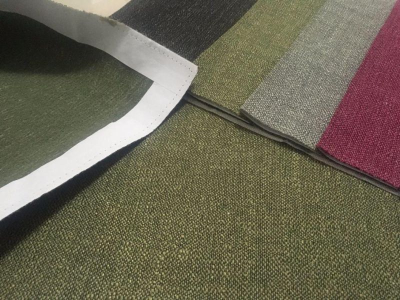 Linen Plain Sofa Fabric/Piece Dyed Woven Fabric