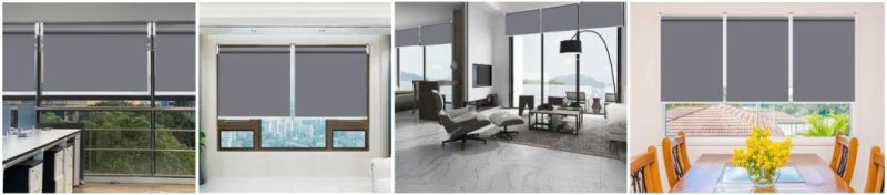 Modern Window Shades Solid Color Curtain Fabric Thermal Insulated Roller Blinds Window Blind Fabric