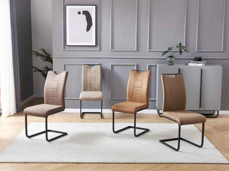 Modern Design of New Design Hot Sales Velvet Dining Chair for Dining Room