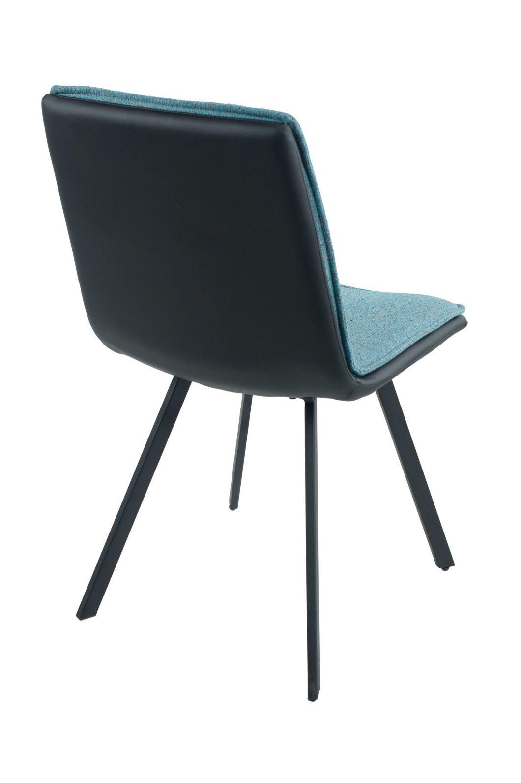 Popular Dining Furniture Modern Fabric PU/Leather Chairs Dining Chairs with Metal Legs