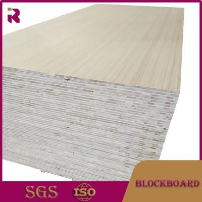 4&prime; X8&prime; Commercial Block Board Matt White Melamine MDF Blockboard