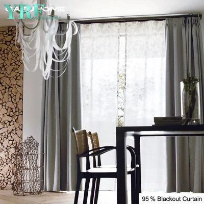 Hot Sale New Style Colors Plain Curtain Fabric Window Blind for Home