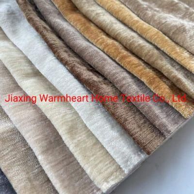 Super Soft Chenille Fabric for Sofa Furniture Curtain (WH022)