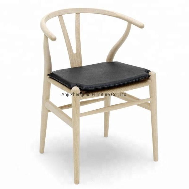 Hot Selling Wishbone Wood Home Rattan Garden Furniture Dining Chair (ZG16-012)