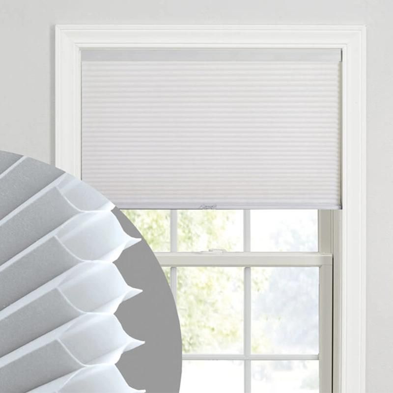 Motorized Cellular Shade Top Down Bottom up or Day and Night Honeycomb Blinds, Cellular Shades Fabric Honeycomb Blinds