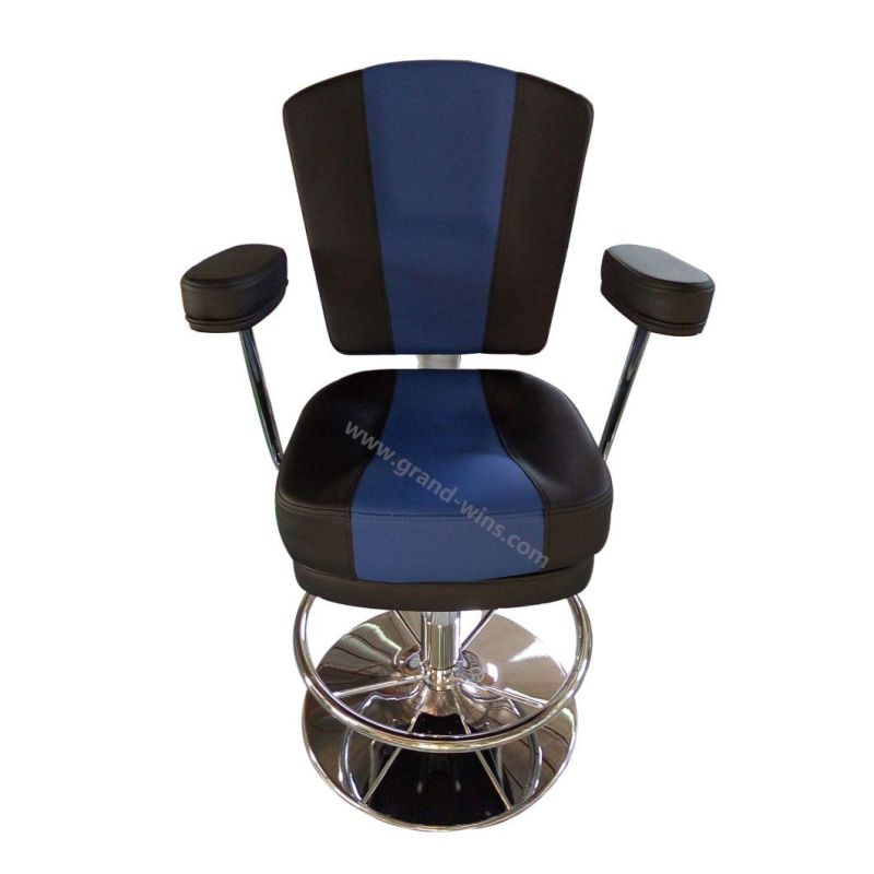 Hot Sell Casino Chair with Footrest and Arms