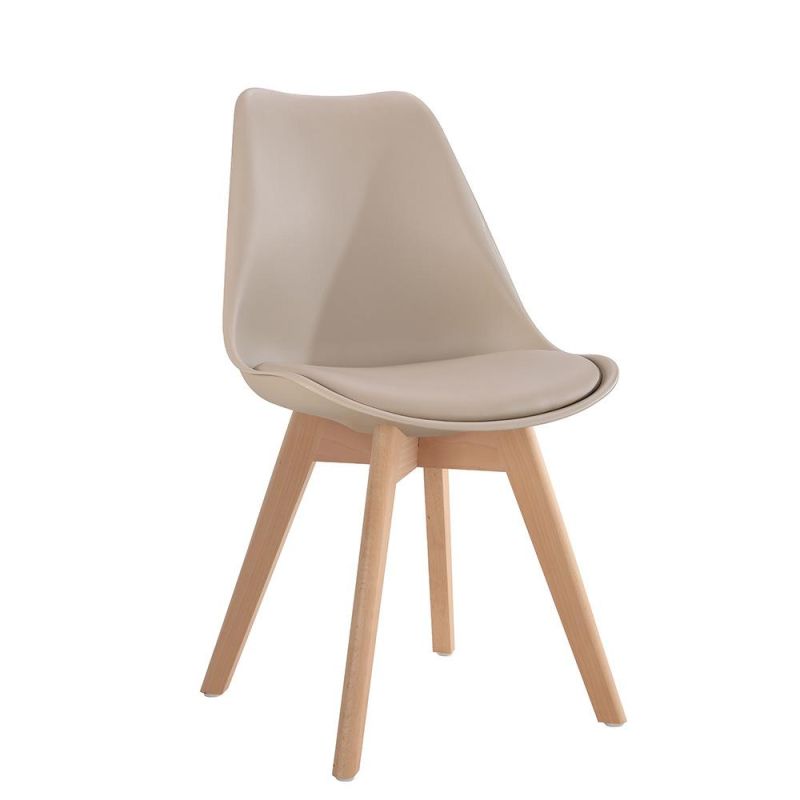 New Original Design 4 Metal Legs Plastic Restaurant Dining Chair