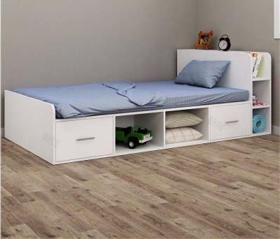 High Quality Double Bed Modern Style Leather Wooden Leather Bed