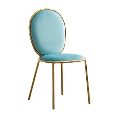 Fashion Living Room Chair Gold Hotel Chair Luxury Dining Chairs