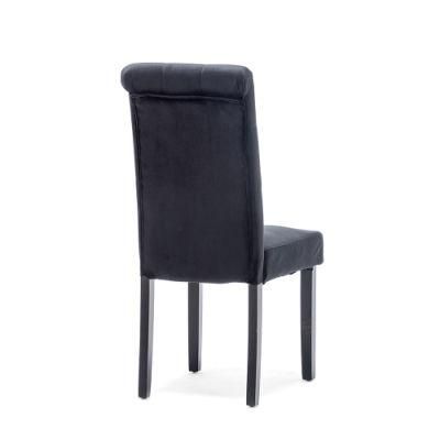 High Back Wooden Legs Modern Popular Dining Room Chair