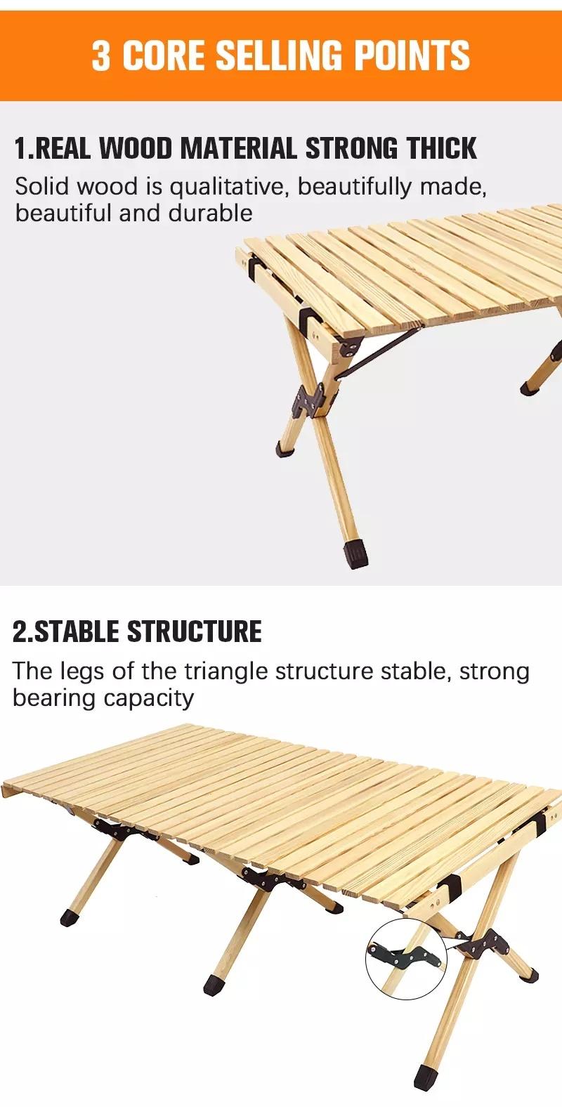 OEM Travel Hiking BBQ Table Beech Family Picnic Desk