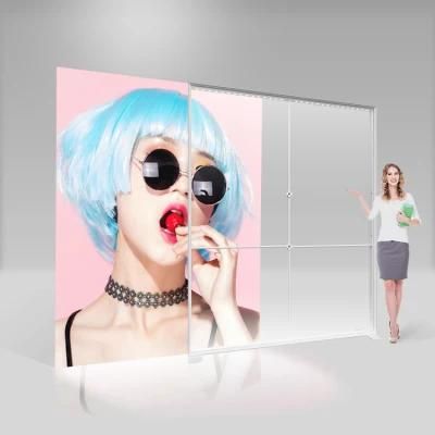 Trade Show Frame Straight Light Box Display Stand for Advertising