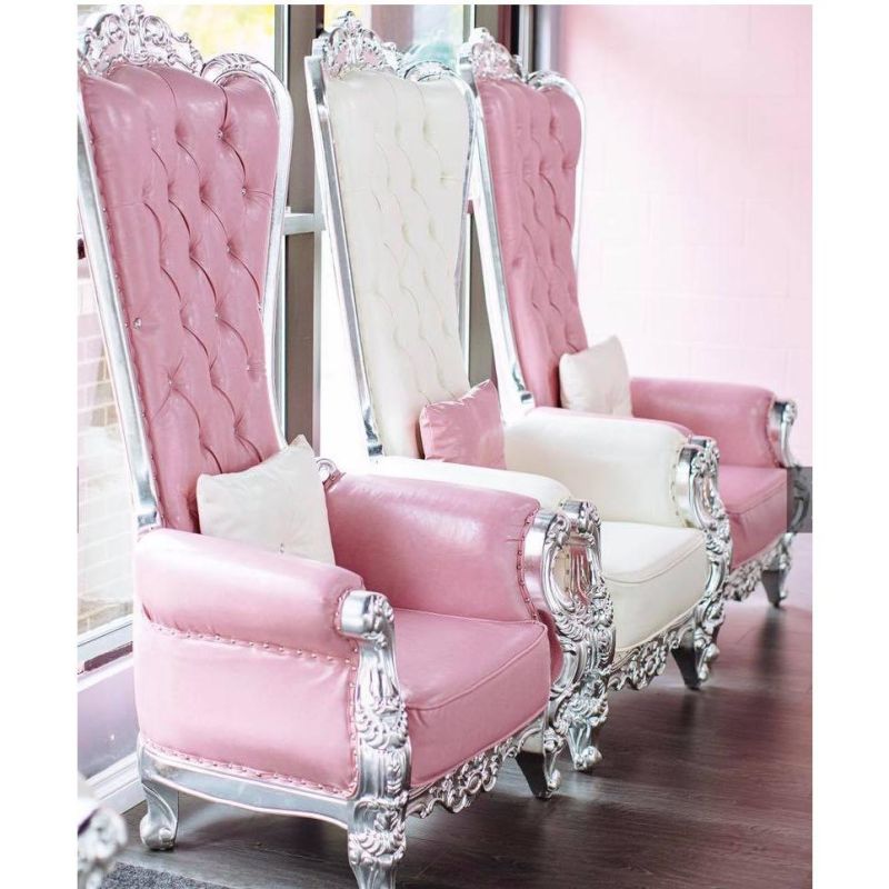 Luxury Royal Cheap King Throne Chair Wedding Gold Bride and Groom Chair