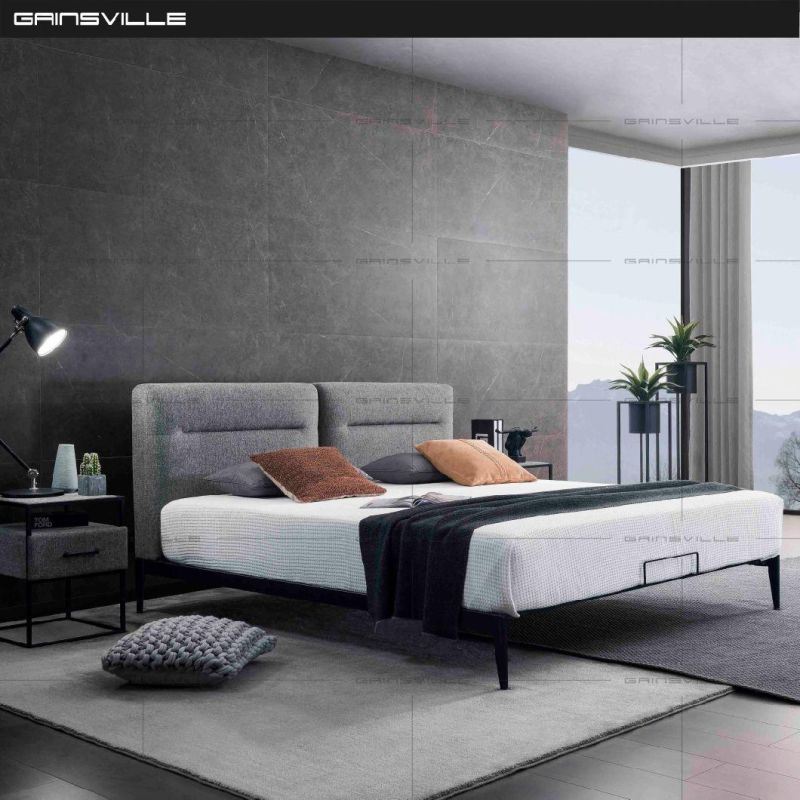 New fashion Italian Design Bed Sofa Bed Fabric Bed Wall Bed King Bed Double Bed Bedroom Furniture