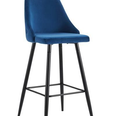 Home Living-Dining Room Restaurant Nordic Leisure Chair with Solid Wood Legs