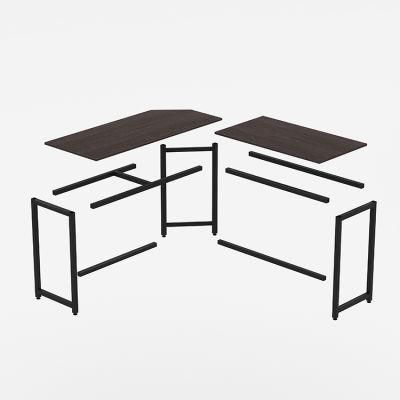 Foshan Furniture Premium Quality L Shaped Top Simple Modern Style Decent Steady Table Office Desk